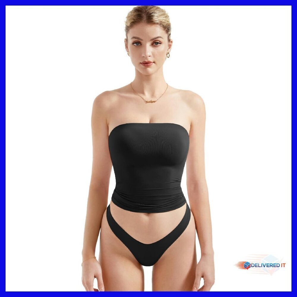 Double Lined Tube Top, Buttery Soft, Y2K Style, US Size 4